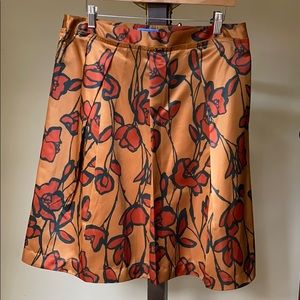 Simply Vera Vera Wang pleated floral skirt